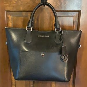 Michael Kors Black Bag with matching Wallet.